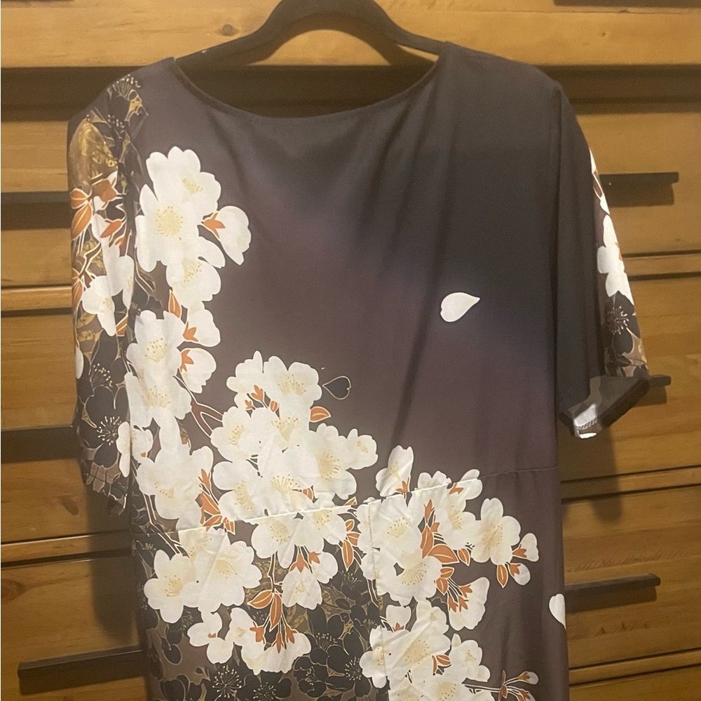 Floral Print Women's Patio Dress